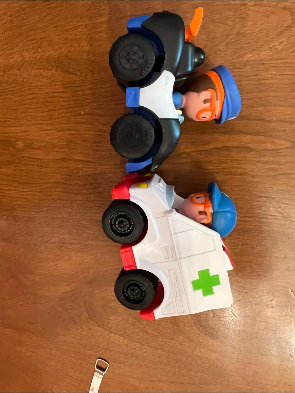 Blippi 2 Rescue Vehicles ambulance and police car Toy Set